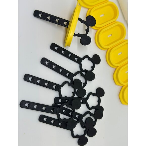 Tupperware Ice Tups Mickey Mouse Disney Popsicle Complete Set + Bonus Pieces - Picture 3 of 5